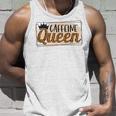 Caffeine Queen Graphic Shirt Design Unisex Tank Top Gifts for Him