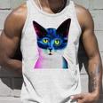 Cat Avatar Unisex Tank Top Gifts for Him