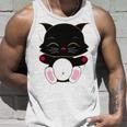 Cat Cut Cat Cat Lovers Black Cat Funny Cat Birthday Cat Gift Cat Danger Kitty Unisex Tank Top Gifts for Him