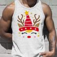 Christmas Unicorn Face Santicorn Cute V2 Unisex Tank Top Gifts for Him