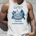 Cute Axolotl Facing Extinction Unisex Tank Top Gifts for Him