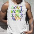 Donut Worry Be Happy Unisex Tank Top Gifts for Him