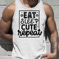 Eat Sleep Cute Repeat Graphic Design For Babys Unisex Tank Top Gifts for Him