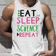 Eat Sleep Science Repeat Unisex Tank Top Gifts for Him