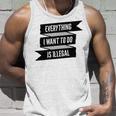 Everything I Want To Do Is Illegal Glitsh Sticker Design Funny Everything I Want To Do Is Illegal Stickers Unisex Tank Top Gifts for Him