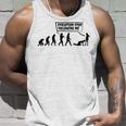 Evolution Stop Following Me Unisex Tank Top Gifts for Him