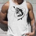 Fishing Bass Sticker Unisex Tank Top Gifts for Him