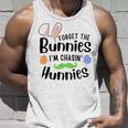 Forget The Bunnies Im Chasing Hunnies Funny Boys Easter Gift Unisex Tank Top Gifts for Him