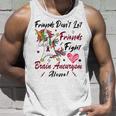 Friends Dont Let Friends Fight Brain Aneurysm Alone Unicorn Burgundy Ribbon Brain Aneurysm Bpd Brain Aneurysm Unisex Tank Top Gifts for Him