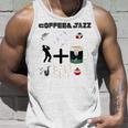 Funny Coolgiftcute Coffee Jazz Jazzmusiccoffeejazz Loverjazz Musicnashvillevintageguitar Unisex Tank Top Gifts for Him