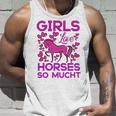 Girls Love Hhoresed So Much Unisex Tank Top Gifts for Him