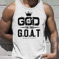 God Is The Greatest Of All Time GOAT Inspirational Unisex Tank Top Gifts for Him