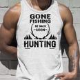 Gone Fishing Be Back Soon Hunting Unisex Tank Top Gifts for Him