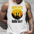 Hiking With My Puppy Good Day Unisex Tank Top Gifts for Him