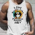 I Really Like Postman Penguin Ok Unisex Tank Top Gifts for Him