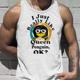 I Really Like Queen Penguin Ok Unisex Tank Top Gifts for Him