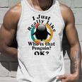 I Really Like Who Is That Penguin Ok Unisex Tank Top Gifts for Him