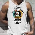 I Really Like Wild Penguin Ok Unisex Tank Top Gifts for Him