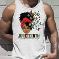 Junenth Is My Independence Day Black Queen And Butterfly Unisex Tank Top Gifts for Him