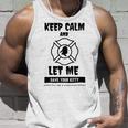 Keep Calm And Let Me Save Your Kitty Unisex Tank Top Gifts for Him