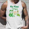 Kids My Mimi And Papa Love Me Dinosaur Grandson Unisex Tank Top Gifts for Him