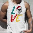 Love My Xmas Miniature Schnauzer Unisex Tank Top Gifts for Him