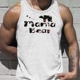Womens Mama Bear Mom Life Floral Heart Top Boho Outfit Tank Top Gifts for Him
