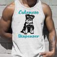 Miniature Schnauzer At Home Cuteness Dispenser Multi Tasking Dog Unisex Tank Top Gifts for Him