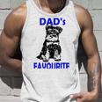 Miniature Schnauzer At Home Dads Favourite Multi Tasking Dog Unisex Tank Top Gifts for Him