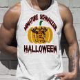 Miniature Schnauzer Halloween On All Hallows Night Unisex Tank Top Gifts for Him