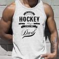 My Favorite Hockey Player Call Me Dad Father Unisex Tank Top Gifts for Him