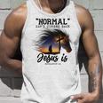 Normal Isnt Coming Back Jesus Is Revelation For Horse Lovers Unisex Tank Top Gifts for Him