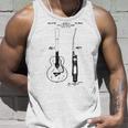 Patent Drawing Old Acoustic Guitar Unisex Tank Top Gifts for Him