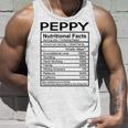 Peppy Grandpa Gift Peppy Nutritional Facts Unisex Tank Top Gifts for Him