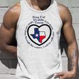 Prayers For Texas Robb Elementary Uvalde Texan Flag Map Unisex Tank Top Gifts for Him