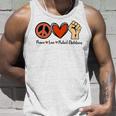 Protect Our Kids End Guns Violence Wear Orange Peace Sign Unisex Tank Top Gifts for Him