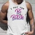 Womens I Put The Bi In Bitch Bisexual Pride Flag Lgbt Tank Top Gifts for Him