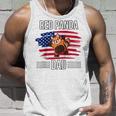 Red Panda Us Flag 4Th Of July Fathers Day Red Panda Dad Unisex Tank Top Gifts for Him