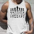 Running Is Cheaper Than Therapy A Celebration Of Running Unisex Tank Top Gifts for Him