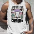 Simmer Down Cowboy Western Style Gift Unisex Tank Top Gifts for Him