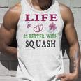 Squash Sport Lover Life Is Better With Squash Unisex Tank Top Gifts for Him