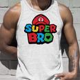 Super Bro Funny Brother Video Gaming Lover Gift Birthday Holiday By Mesa Cute Unisex Tank Top Gifts for Him