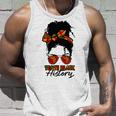 Teacher African Women Messy Bun Teach Black History Month Unisex Tank Top Gifts for Him