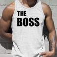 The Boss Couples Relationship Funny Unisex Tank Top Gifts for Him