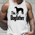 The Dogfather - Funny Dog Gift Funny Borzoi Unisex Tank Top Gifts for Him