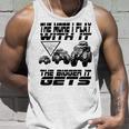 The More I Play With It The Bigger It Gets Play Big Unisex Tank Top Gifts for Him