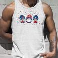 Three Gnomes Celebrating Independence Usa Day 4Th Of July Unisex Tank Top Gifts for Him