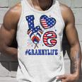 Womens Granny Love Usa Flag Grandma 4Th Of July Family Matching Unisex Tank Top Gifts for Him