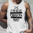 Womens Pro Choice Cut Protest Unisex Tank Top Gifts for Him