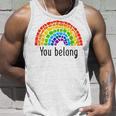 You Belong Lgbtq Rainbow Gay Pride V2 Unisex Tank Top Gifts for Him
